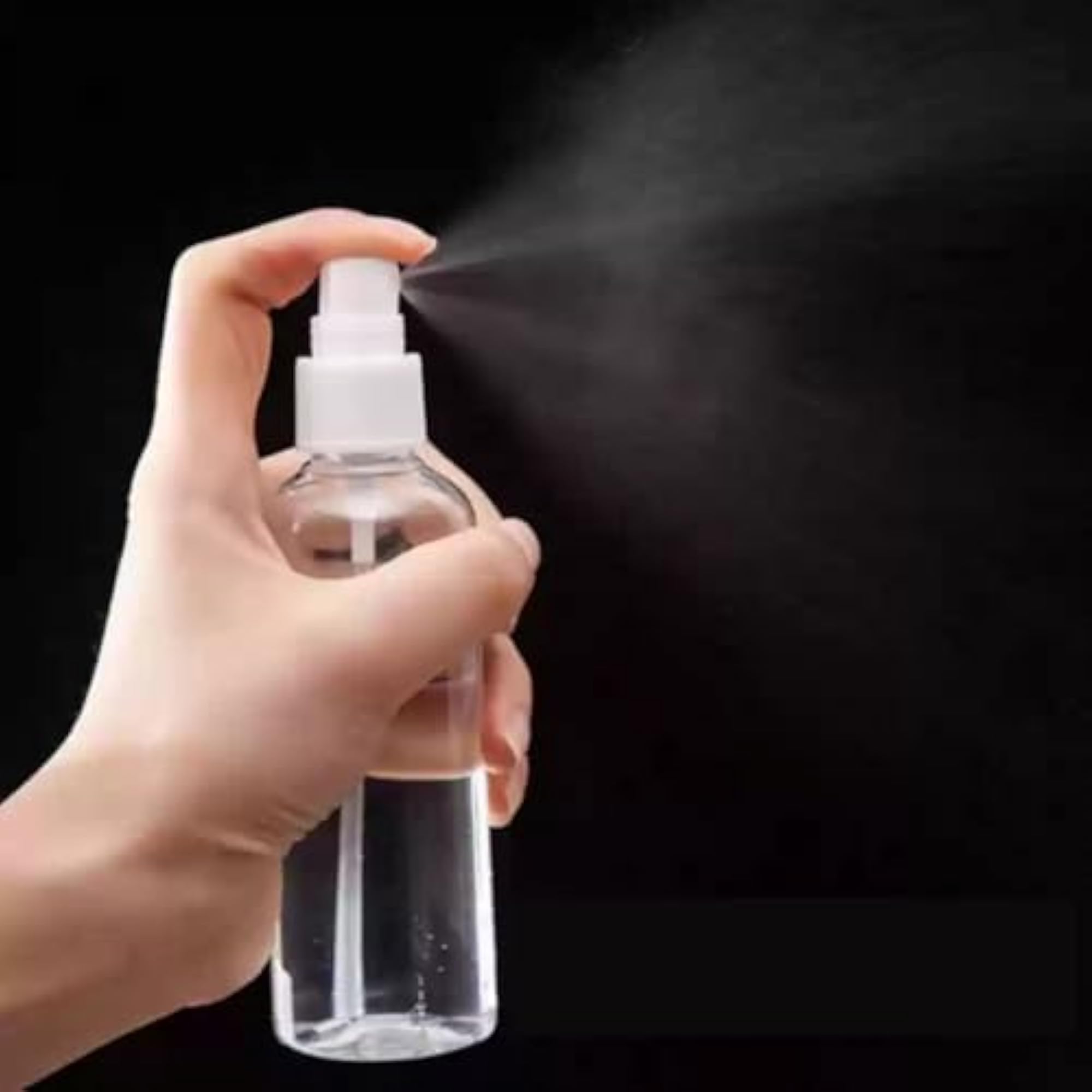 Clear Transparent 100ml Mist Pump Spray Bottle, 20pcs